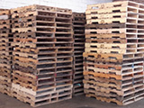 Repaired pallets for resale